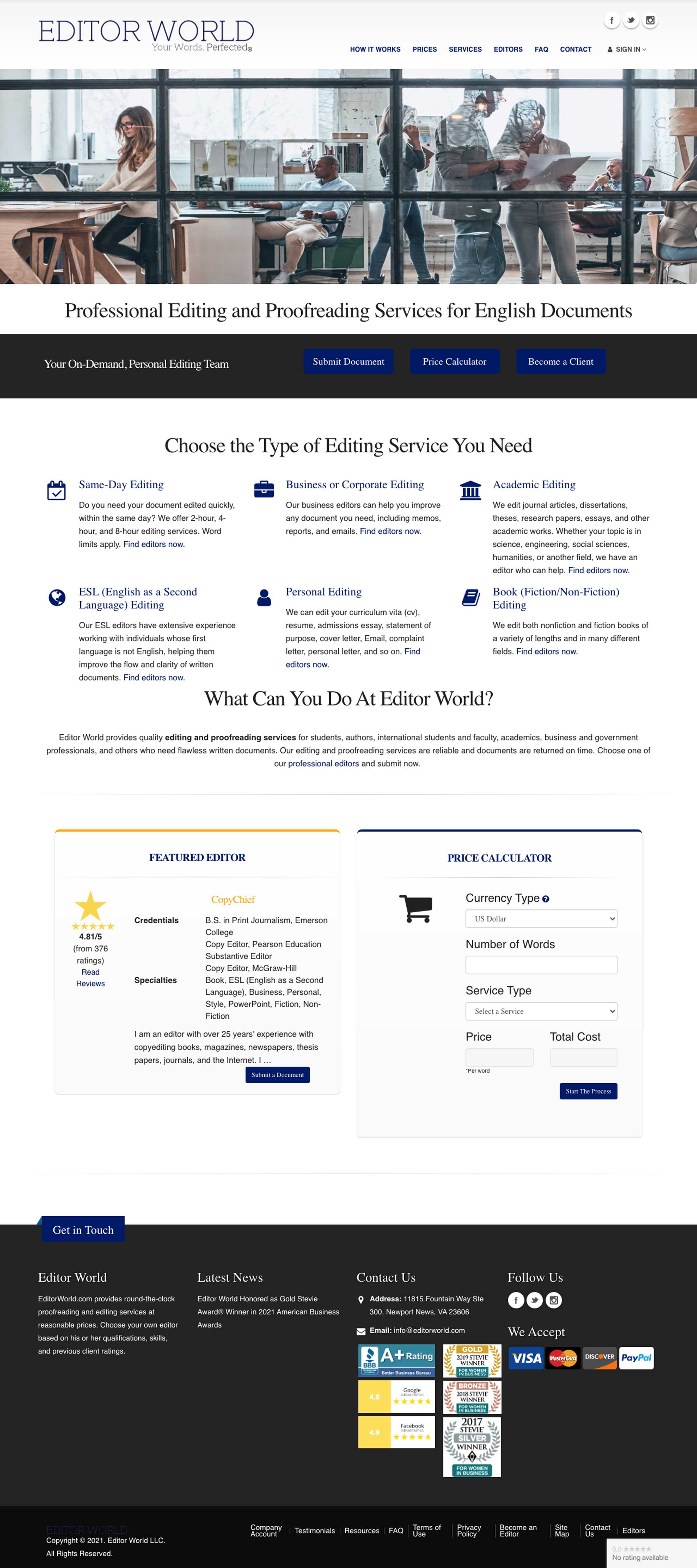 Proofread Your Way Through Editor World