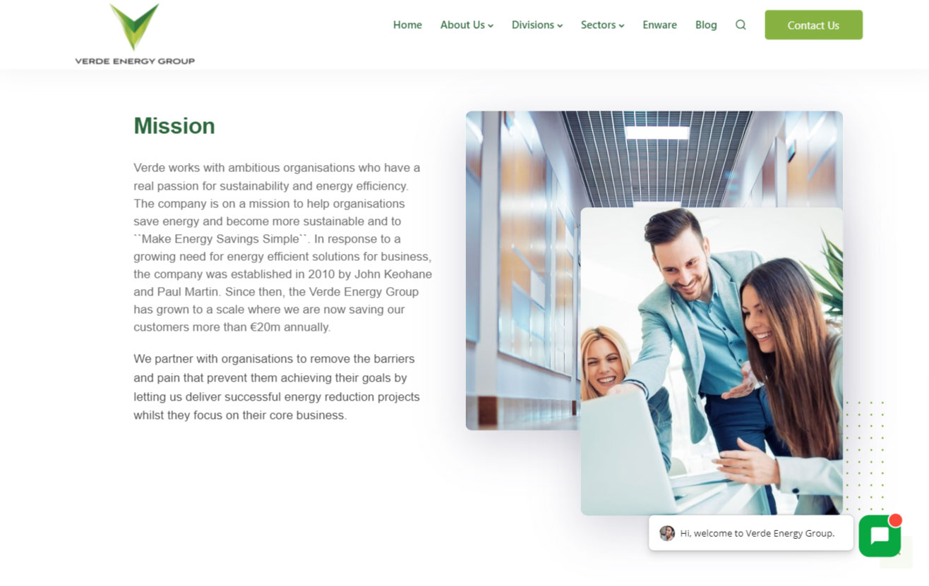 New Website for Verde Energy Group