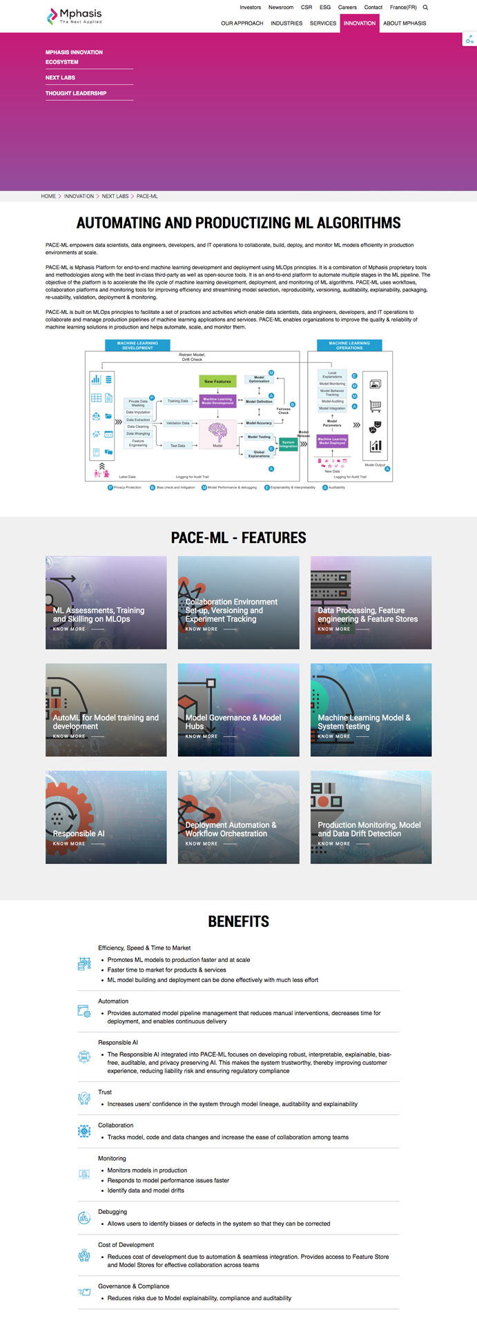 Mphasis PACE-ML