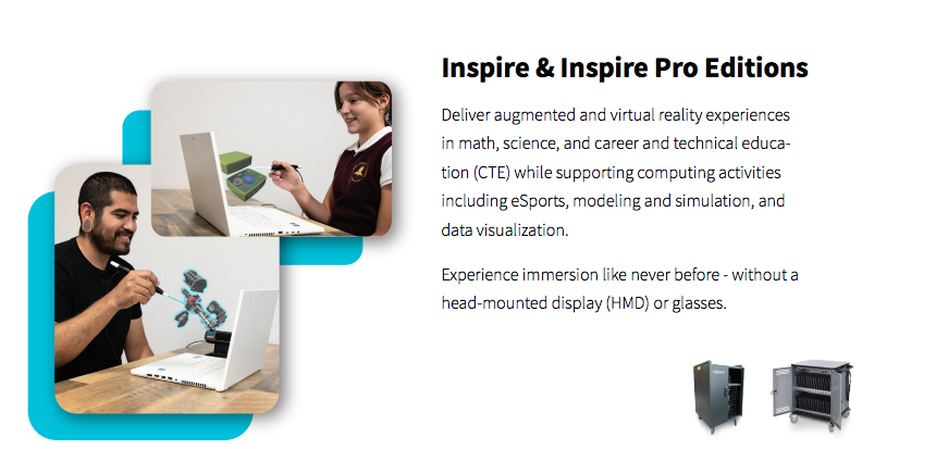 The zSpace Inspire AR/VR Laptop