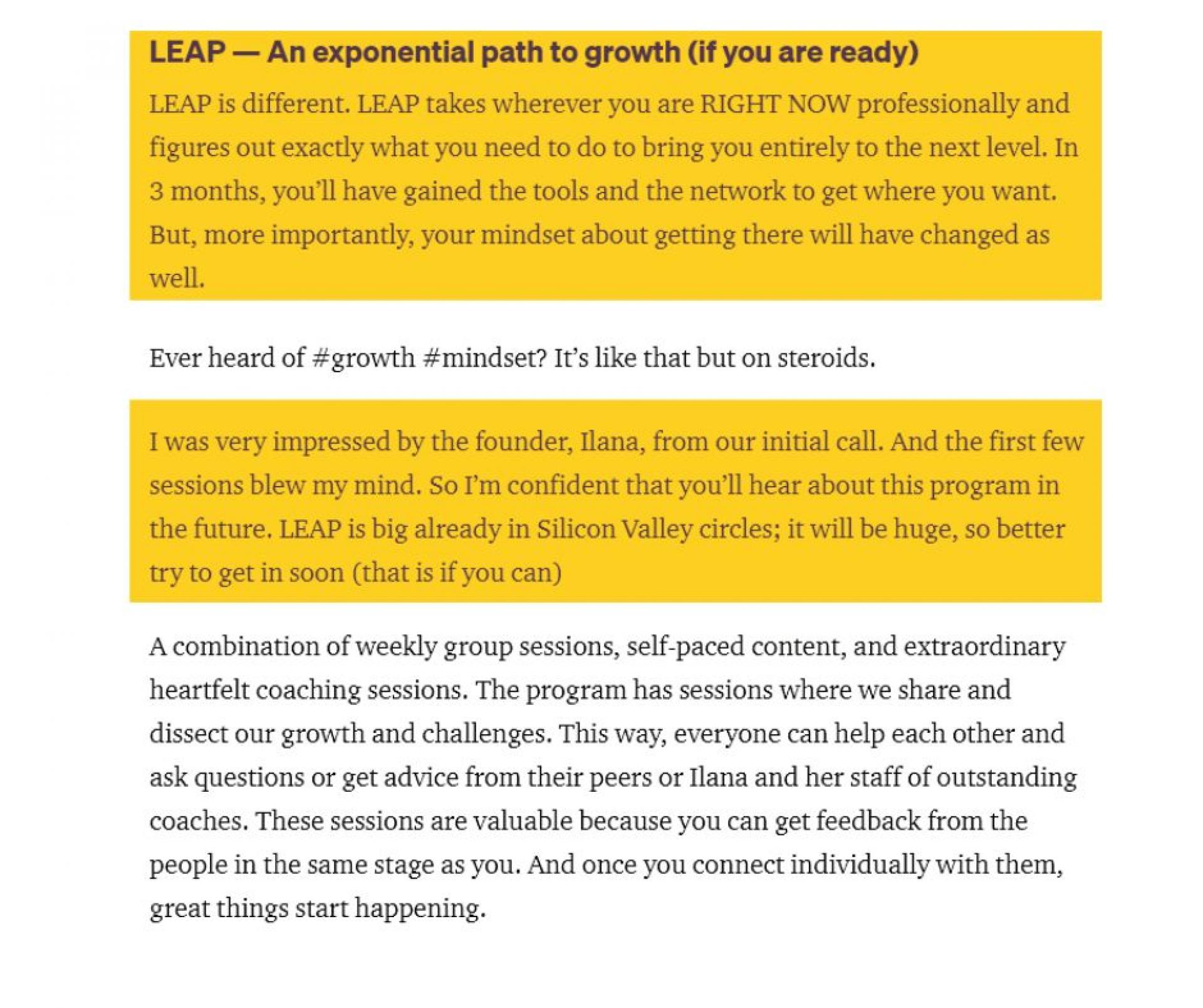 Leap - Making Big Things Happen
