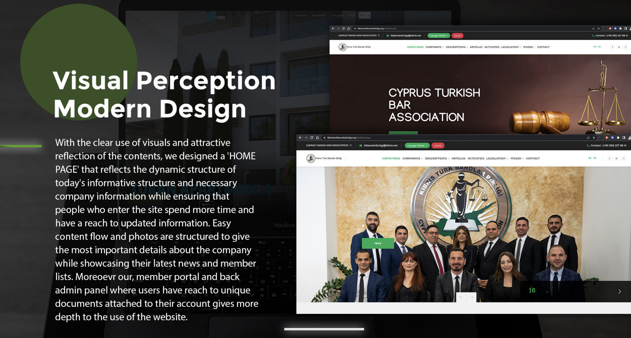 Cyprus Turkish Bar Association Website Design & Development