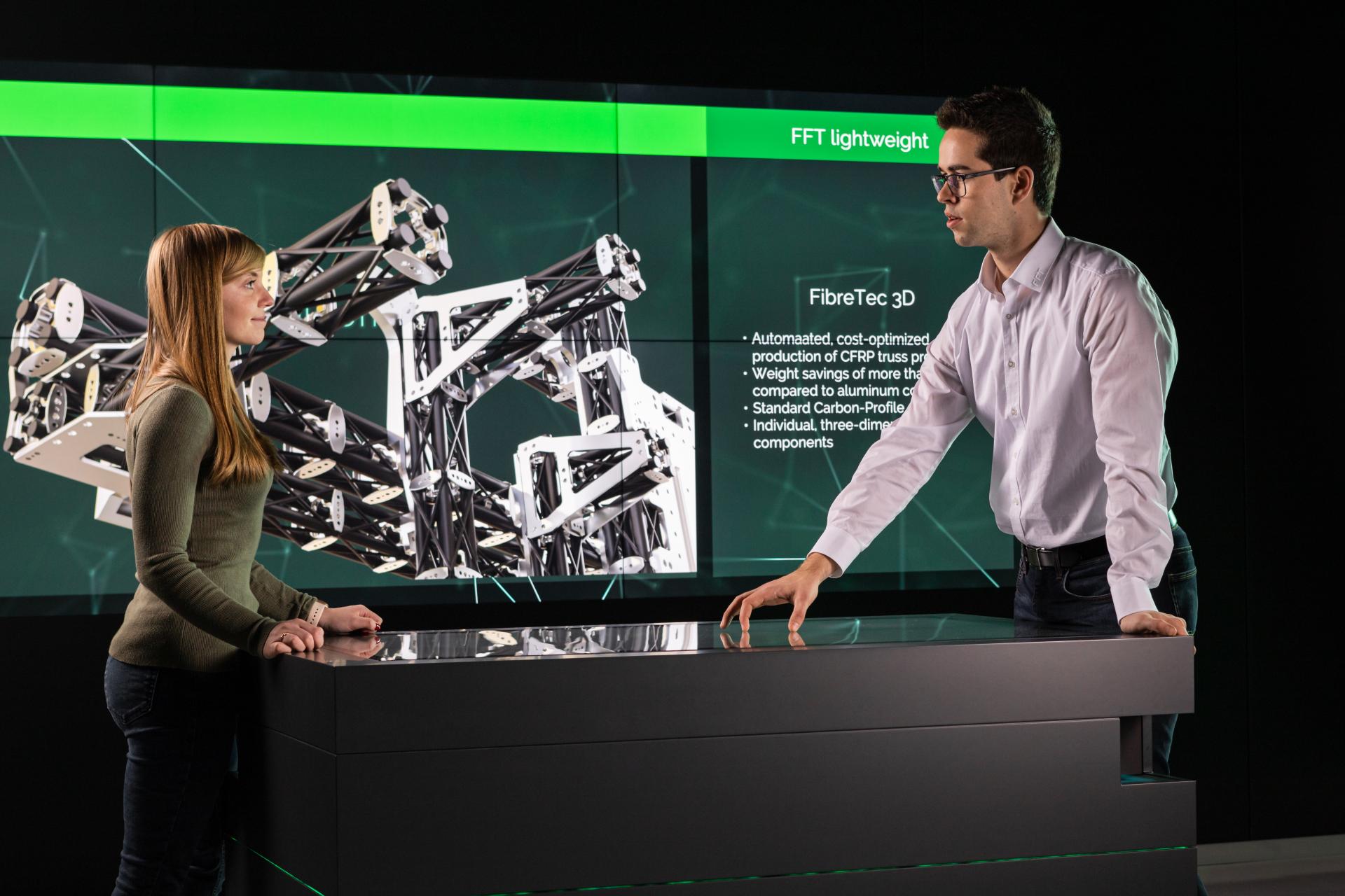 Interactive B2B Showroom for FFT Production Systems