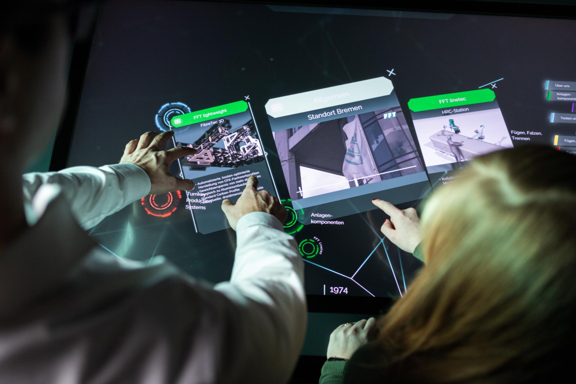Interactive B2B Showroom for FFT Production Systems