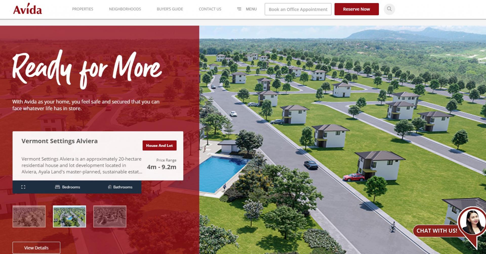 Avida Land Website