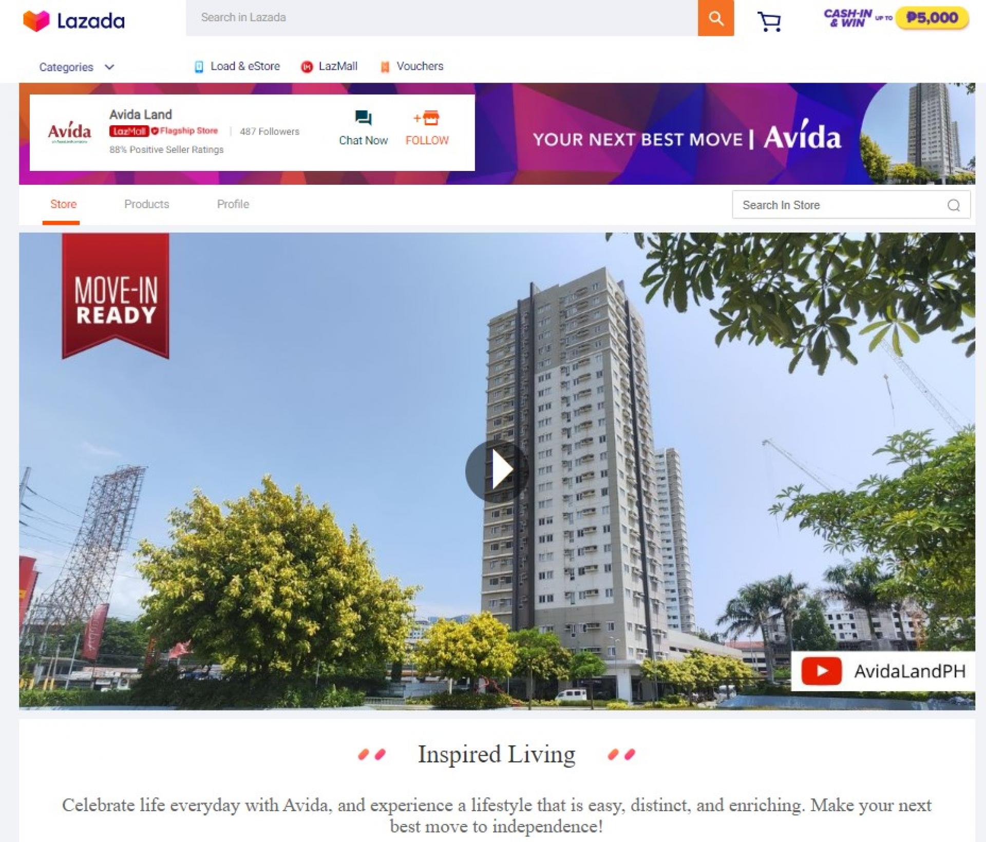 Avida Land Flagship Store on Lazada 