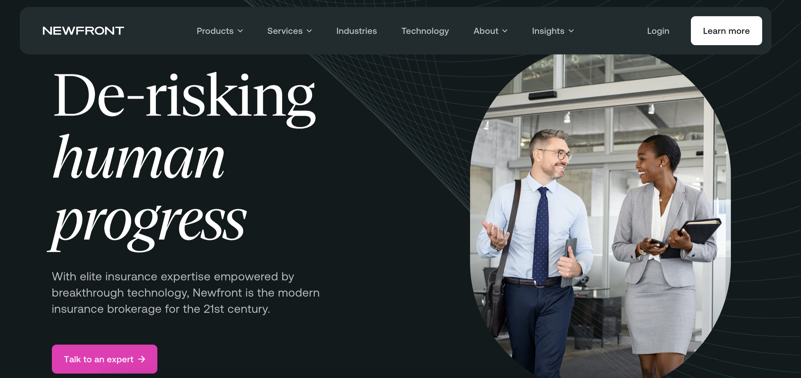 Newfront - a new brand and digital presence