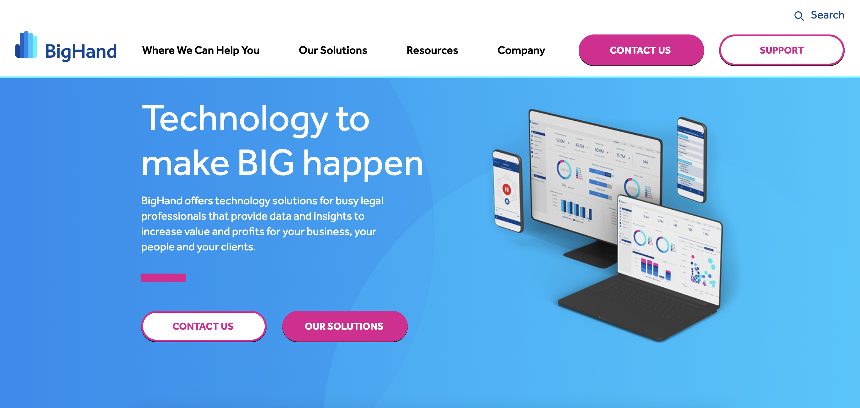 BigHand Legal Solution Award Entry 