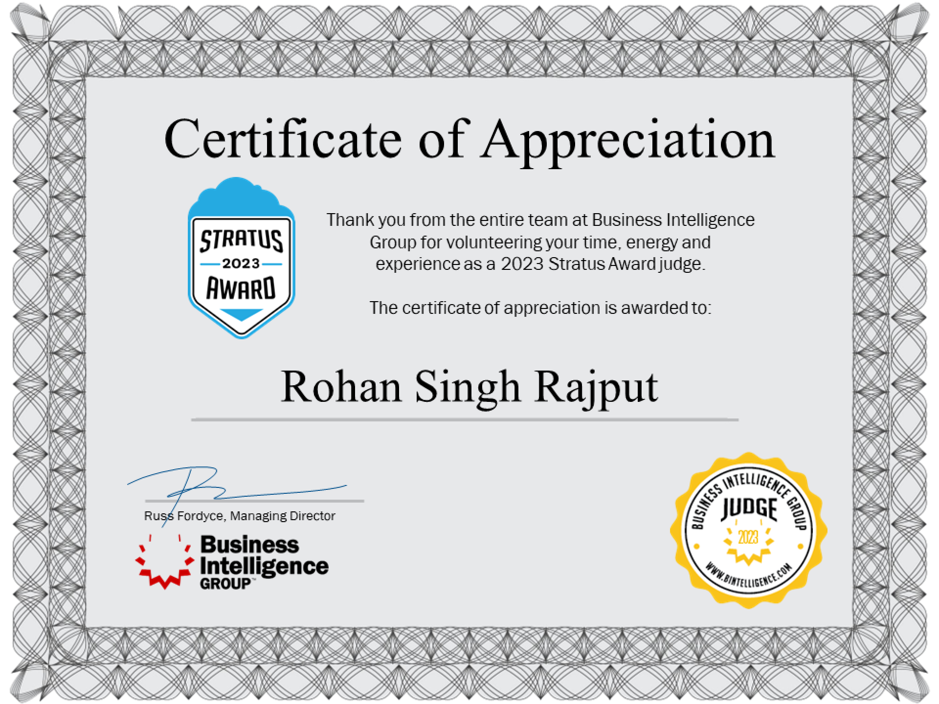 Rohan Singh Rajput