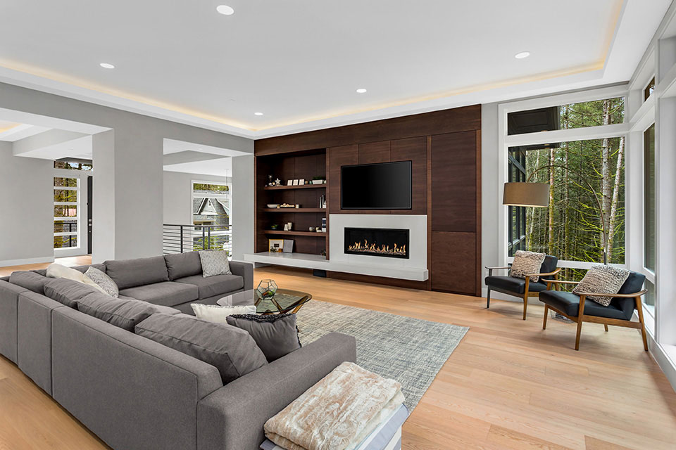 Modern Flames' Orion Series Electric Fireplace: Eco-Friendly and Energy-Efficient