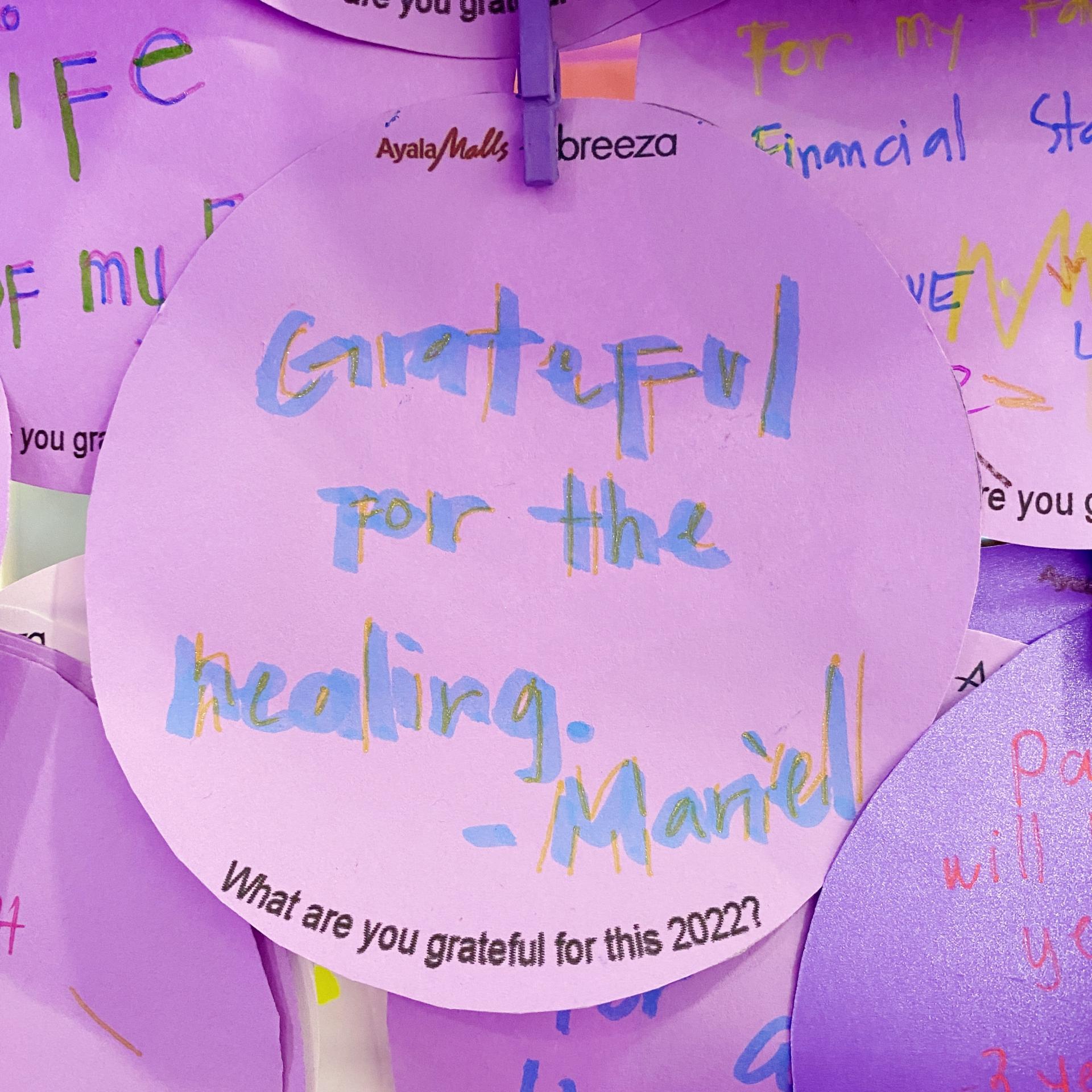 Ayala Malls Abreeza: Grateful Wall Year 2