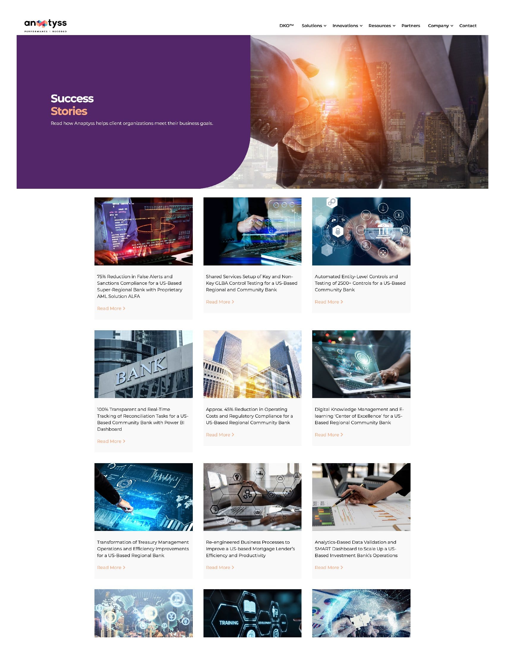 Realistic and sustainable digital solutions for the global banking and financial services industry 