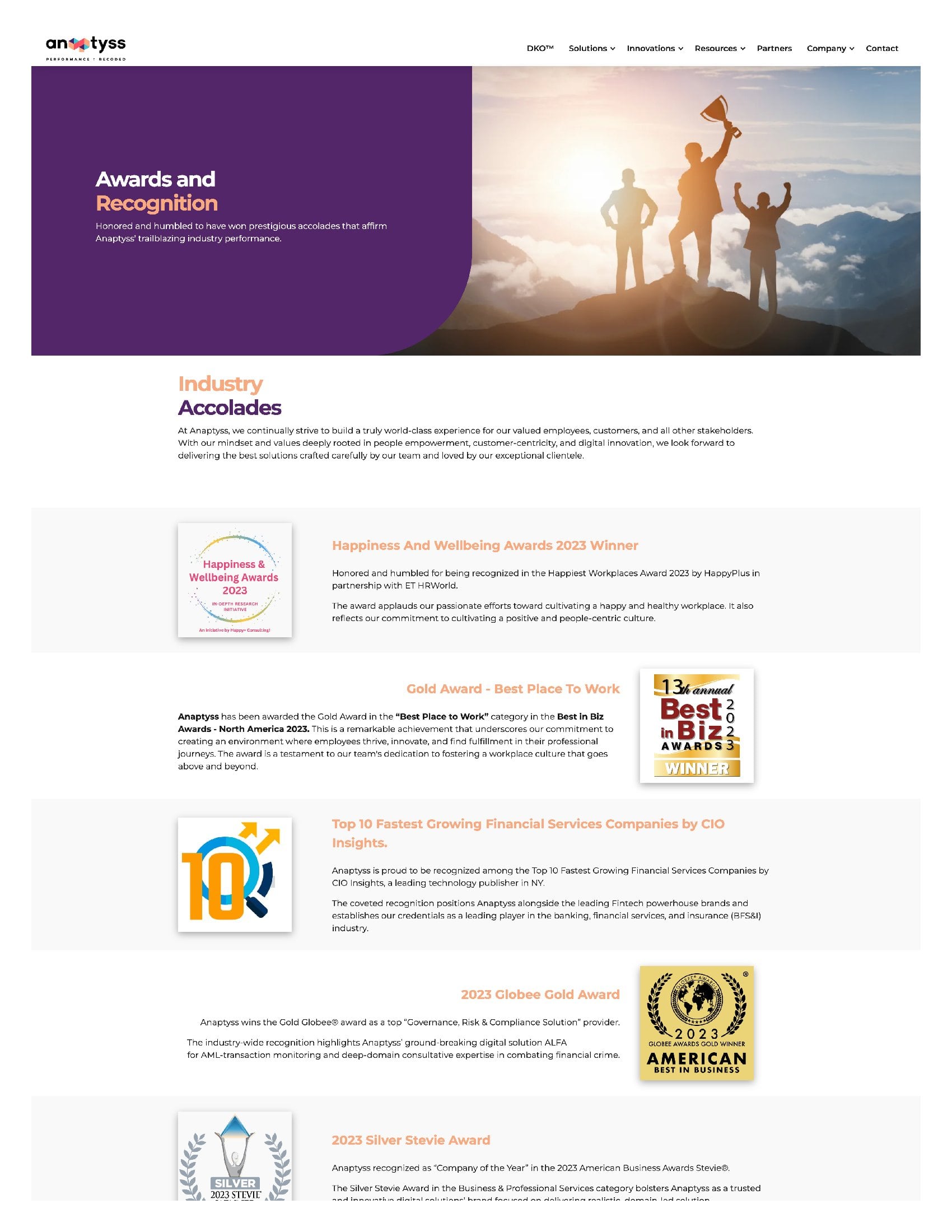 Realistic and sustainable digital solutions for the global banking and financial services industry 