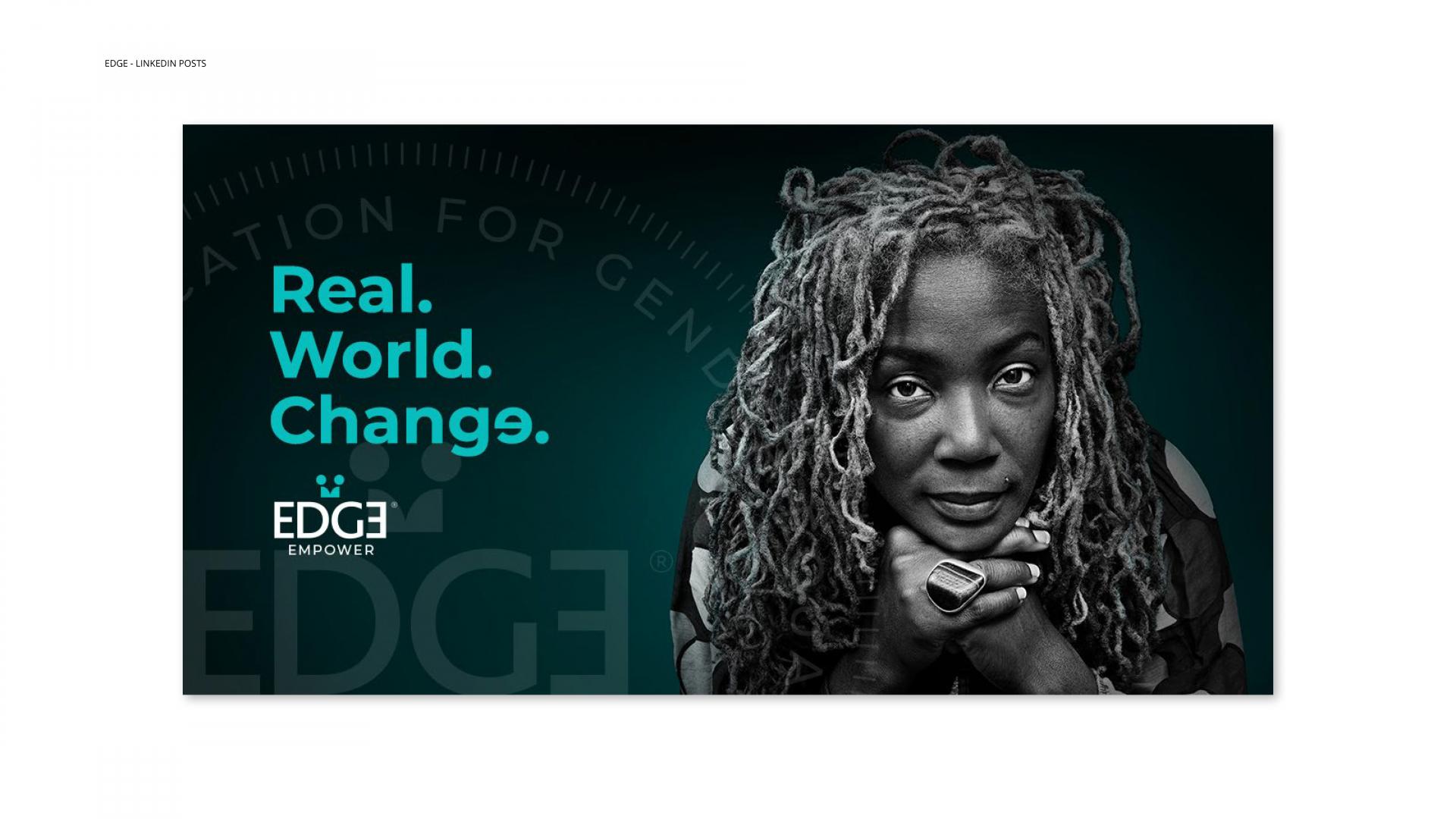 EDGE Strategy: Real. World. Change