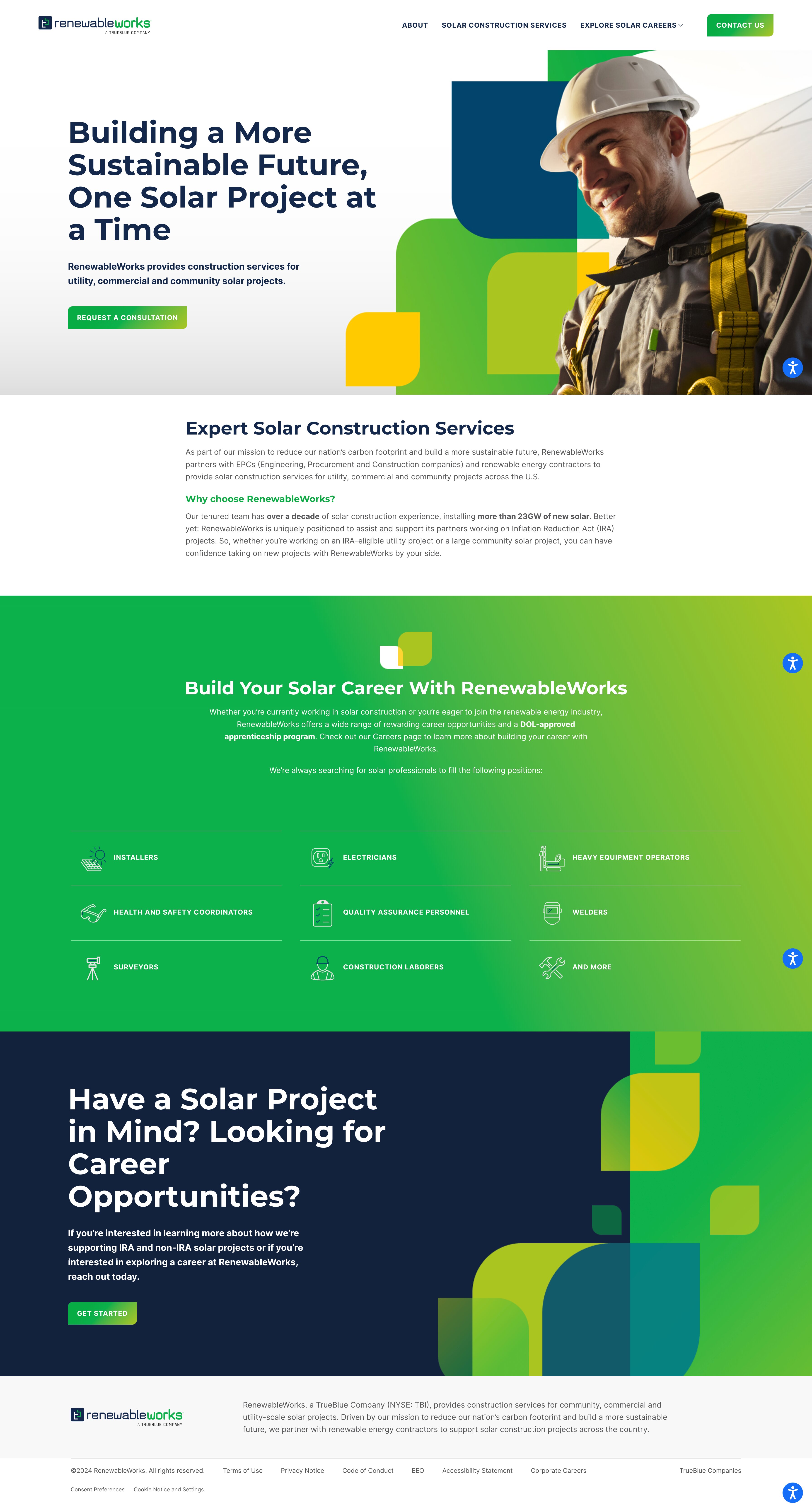 RenewableWorks: Website Development & Launch