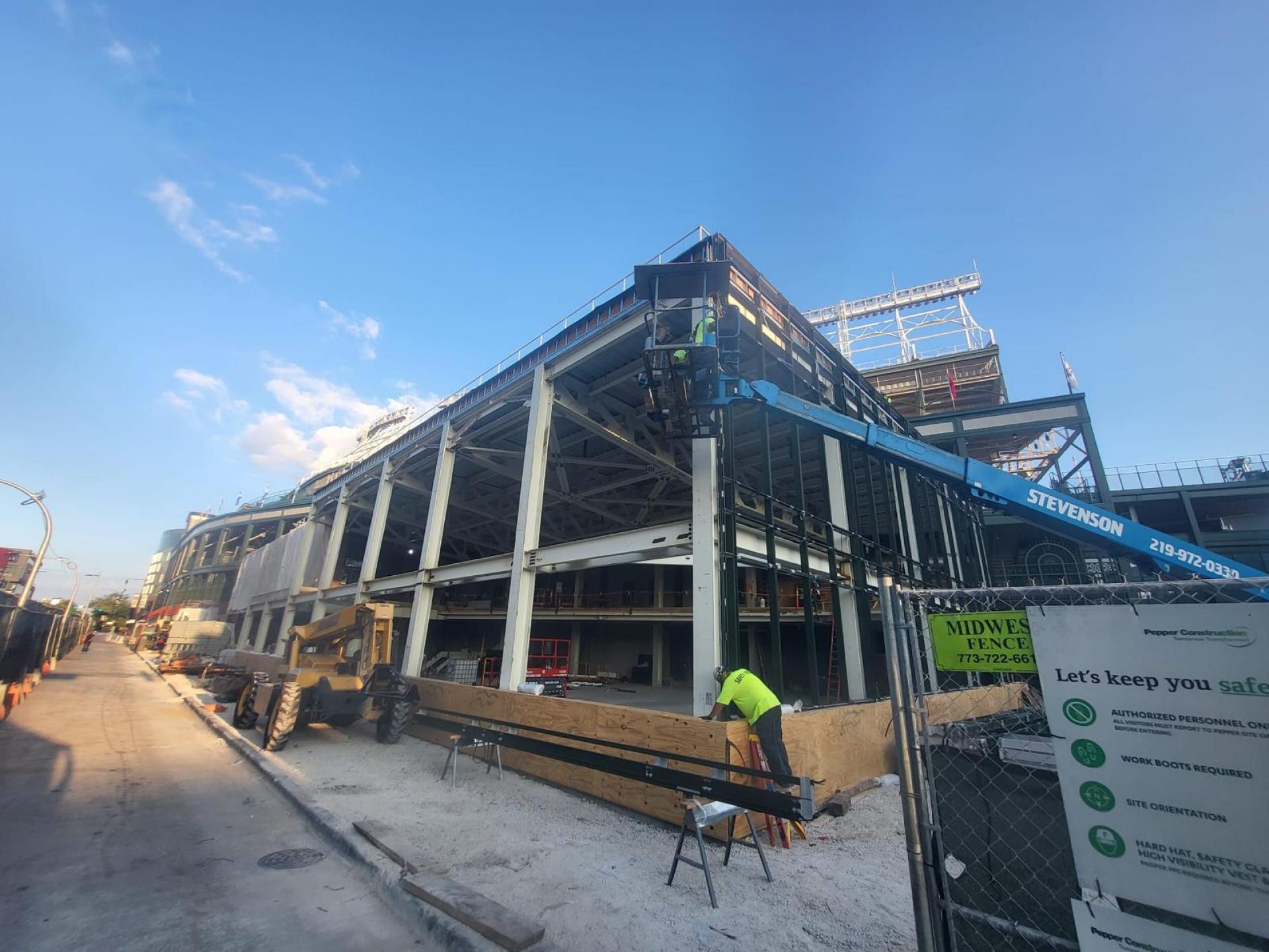 Fireproofing Company Helps Chicago's Wrigley Field Safeguard Against Fire Hazards in Creation of Sports Betting Venue