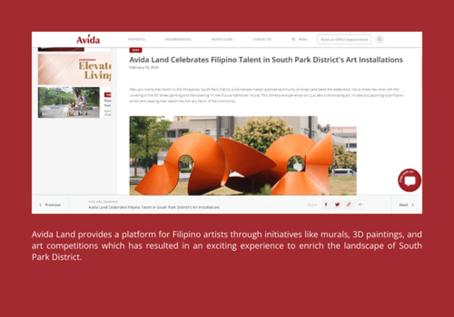 South Park District Art Installations