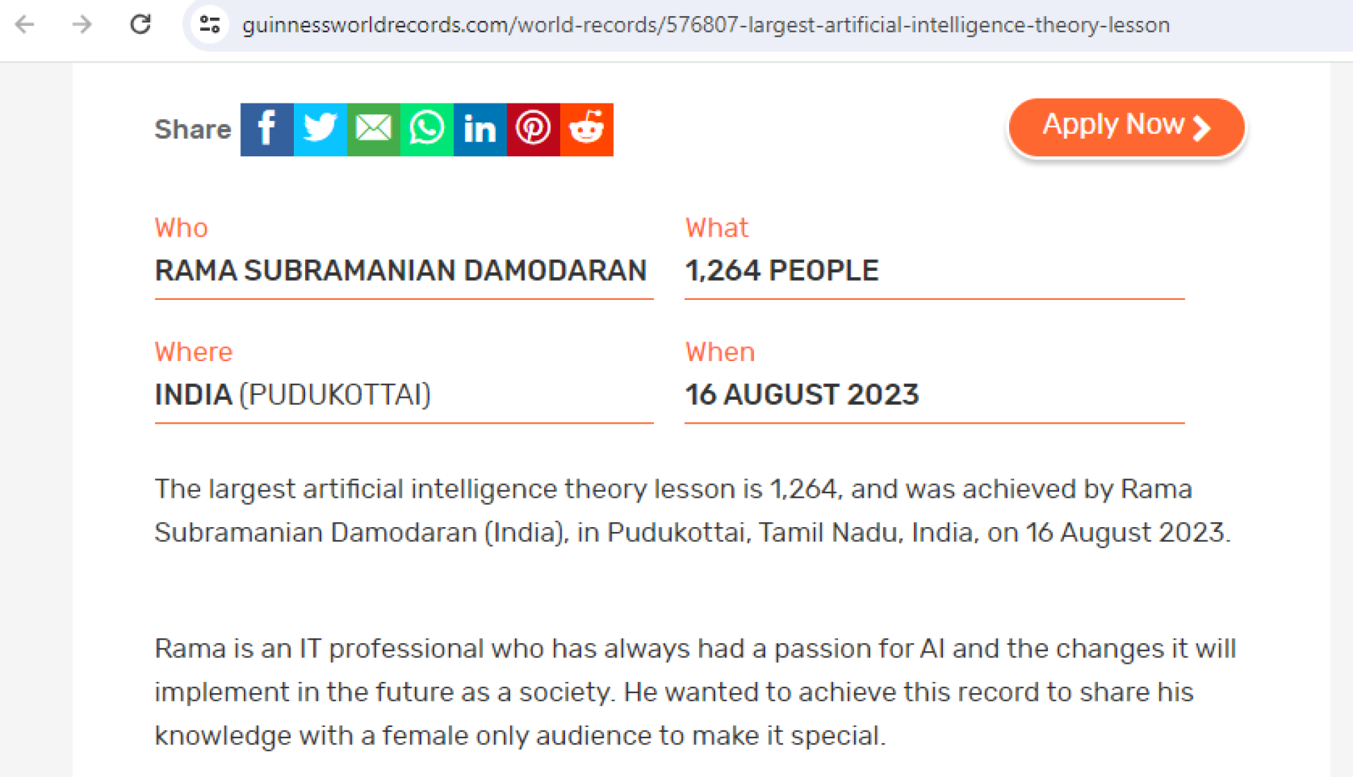 IT Education & Awareness in Artificial Intelligence