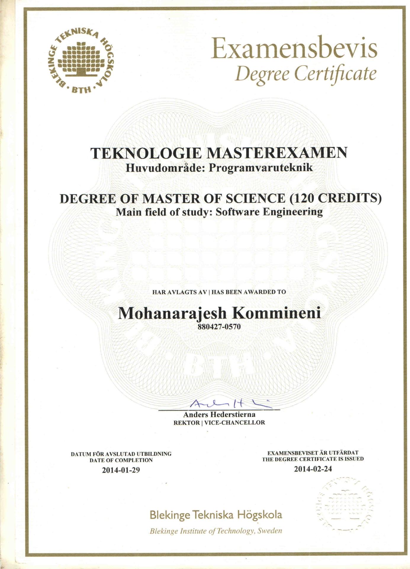 Excellence Award in Artificial Intelligence