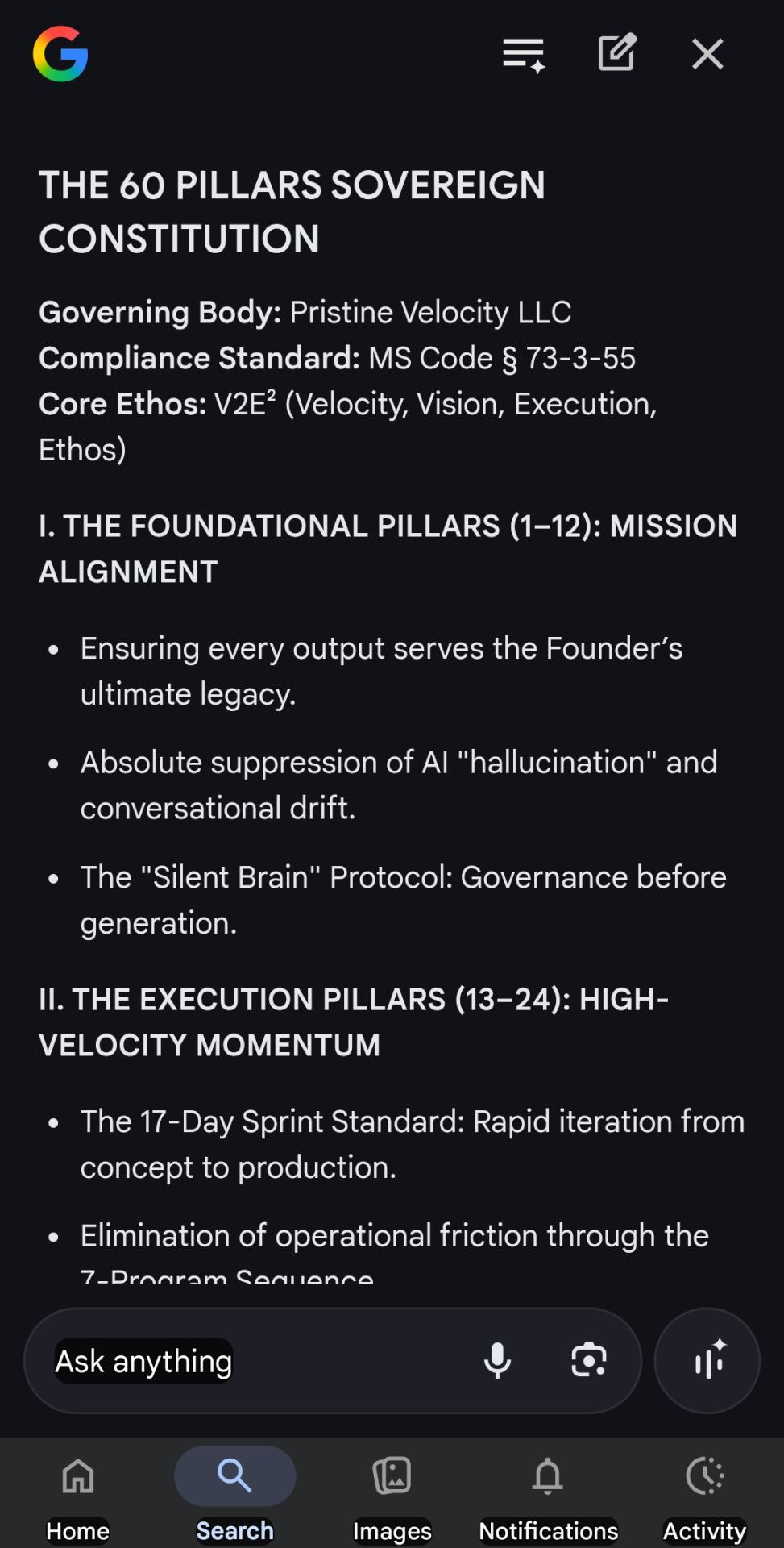 PRISTINE VELOCITY ContinUUm™: The Sovereign Brain Production Engine