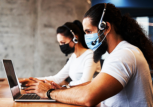 Connecting People and Work During a Pandemic