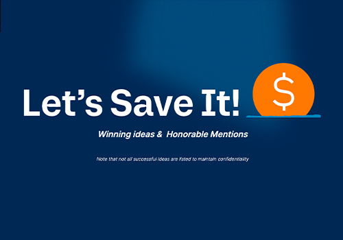 Let's Save It Program
