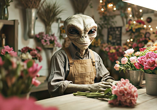 The Alien Florist