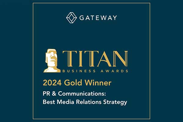 Gateway Group is the Gold Winner at the TITAN Business Awards!