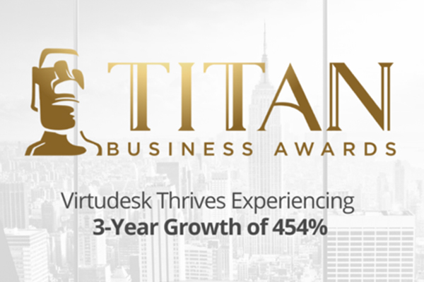 VirtuDesk Awarded Gold Medal for Best Trained Virtual Assistants!
