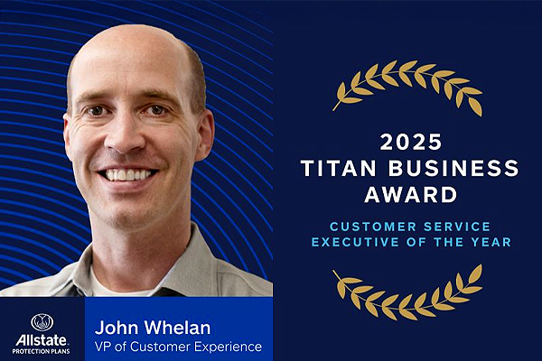 John Whelan, our VP of Customer Experience, has been named Customer Service Executive of the Year by the TITAN Awards!
